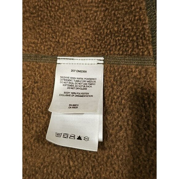 Mountain Hard Wear Fleece Jacket Men's Small Brown Zip up Soft Warm - Picture 8 of 9